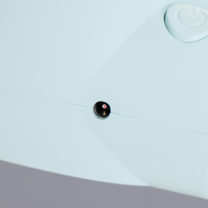 Настольная лампа "Робот" LED 5Вт USB АКБ лазурный 11,8х7,8х31 см RISALUX