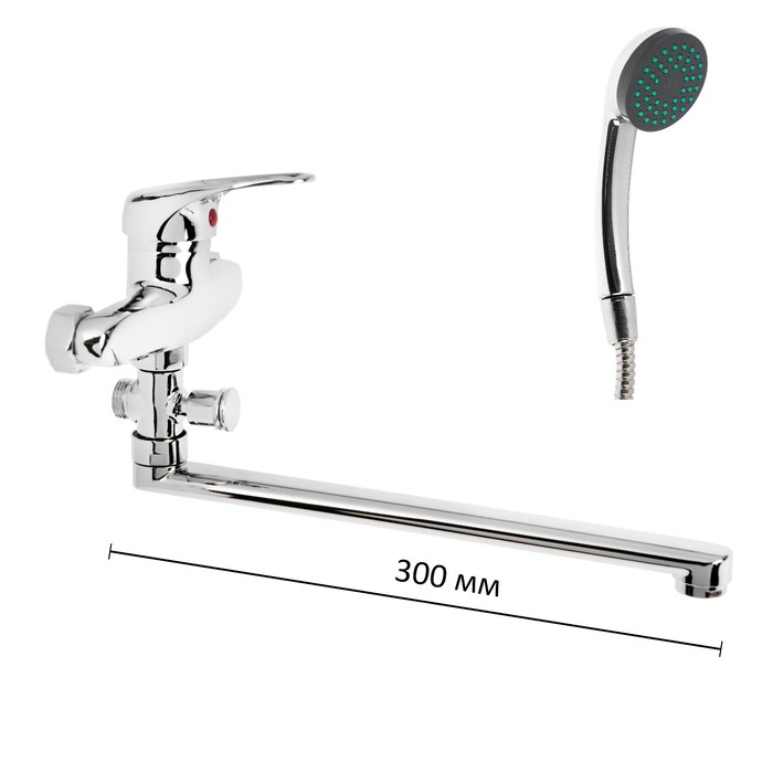 Смеситель для ванны ROEGEN RB100A, однорычажный, цинк, хром Смеситель для ванны ROEGEN RB100A, однорычажный, цинк, хром