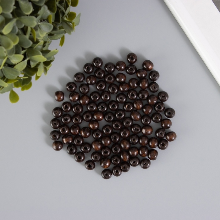 Бусины для творчества дерево Бусины для творчества дерево "Кофе" набор 30 гр 1х1 см