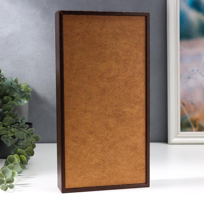 Ключница Ключница "Цветочная композиция" венге 16х31 см МИКС