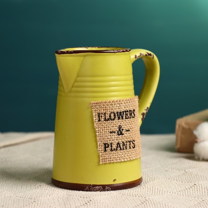 Кашпо  Кашпо "Оливер" зеленое, 7х13х14см