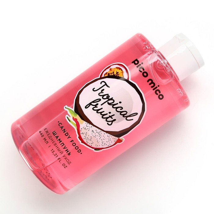 Шампунь для волос, 440 мл, аромат тропических фруктов, PICO MICO