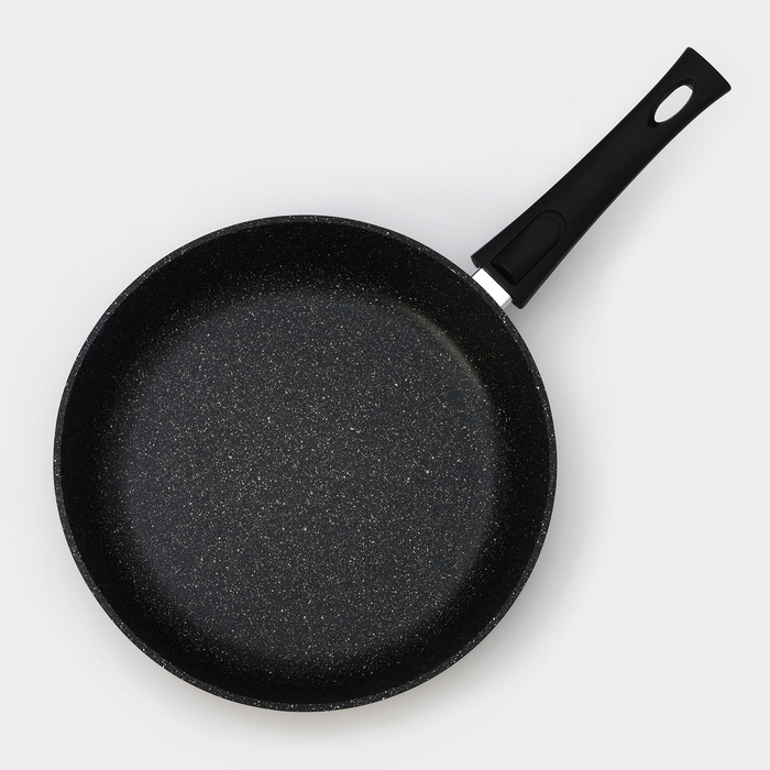 Сковорода Доляна «Элит», d=28 см, съёмная ручка, антипригарное покрытие
