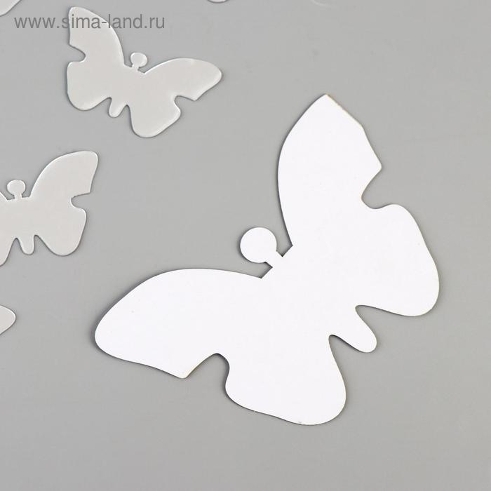 Наклейка интерьерная зеркальная "Бабочки" 3D акрил 25 шт 11х15 см 7,5х10 см 5,3х7 см