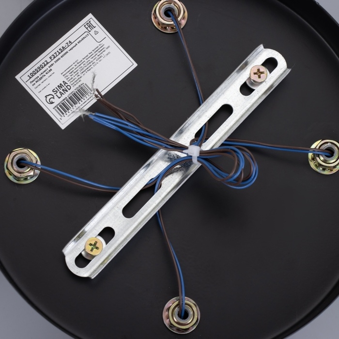 Люстра Люстра "Алис" 4хLED 96Вт 3000-6000К черный 60х60х13 см