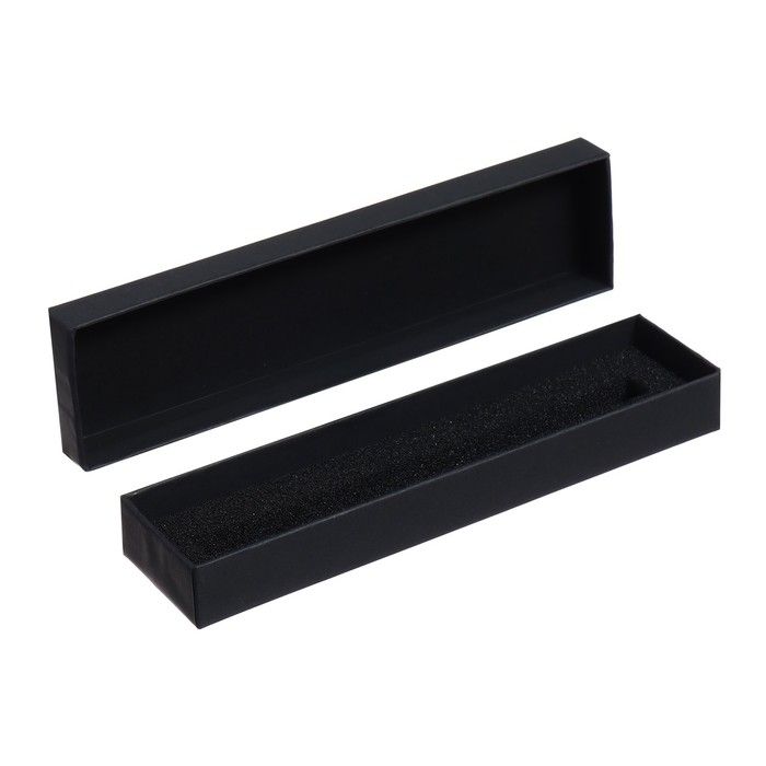 Футляр для подарочной ручки, поролон внутри, чёрный Футляр для подарочной ручки, поролон внутри, чёрный