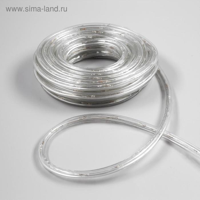 Световой шнур Luazon Lighting 10 мм, IP65, 10 м, 24 LED/м, 220 В, 8 режимов, свечение тёплое белое Световой шнур Luazon Lighting 10 мм, IP65, 10 м, 24 LED/м, 220 В, 8 режимов, свечение тёплое белое
