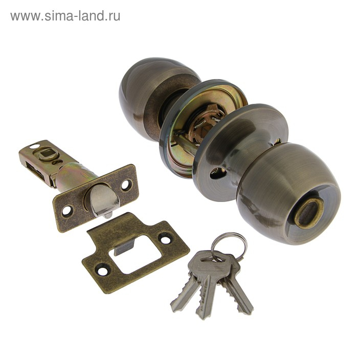 Защелка 1103, с ключом, цвет бронза Защелка 1103, с ключом, цвет бронза