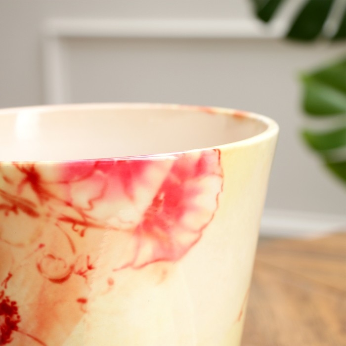 Набор горшков Авангард элегант, 0,3 / 0,8 / 1,7 / 3,2 л, бежево-желтый Набор горшков Авангард элегант, 0,3 / 0,8 / 1,7 / 3,2 л, бежево-желтый