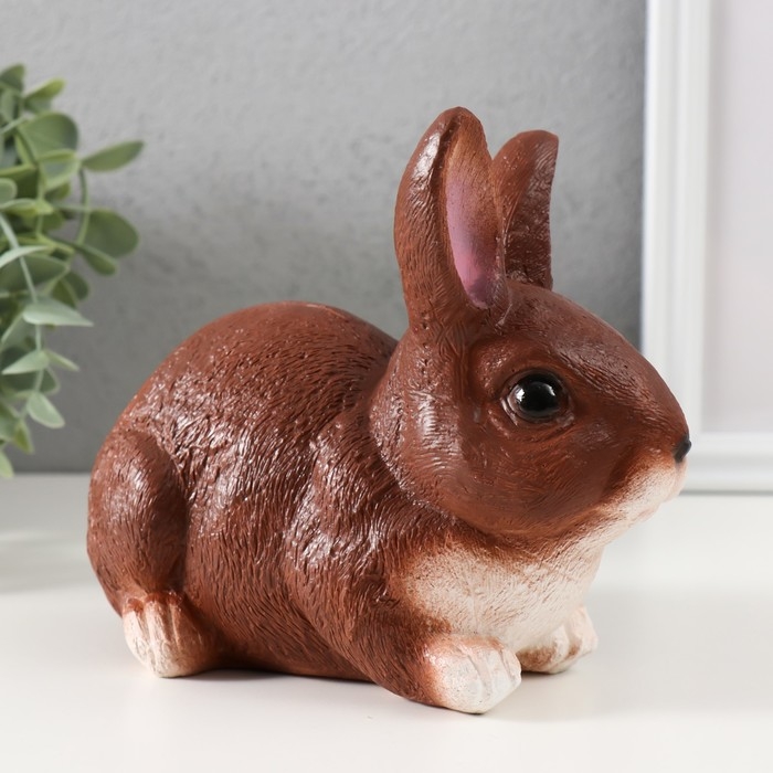 Копилка Копилка "Кролик №1 Рыжий" высота 14 см, ширина 10 см, длина 18 см