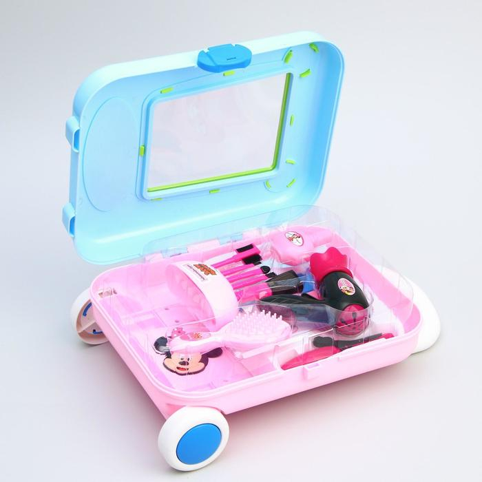 Набор парикмахера, в чемоданчике, МИКС, Минни Маус Набор парикмахера, в чемоданчике, МИКС, Минни Маус