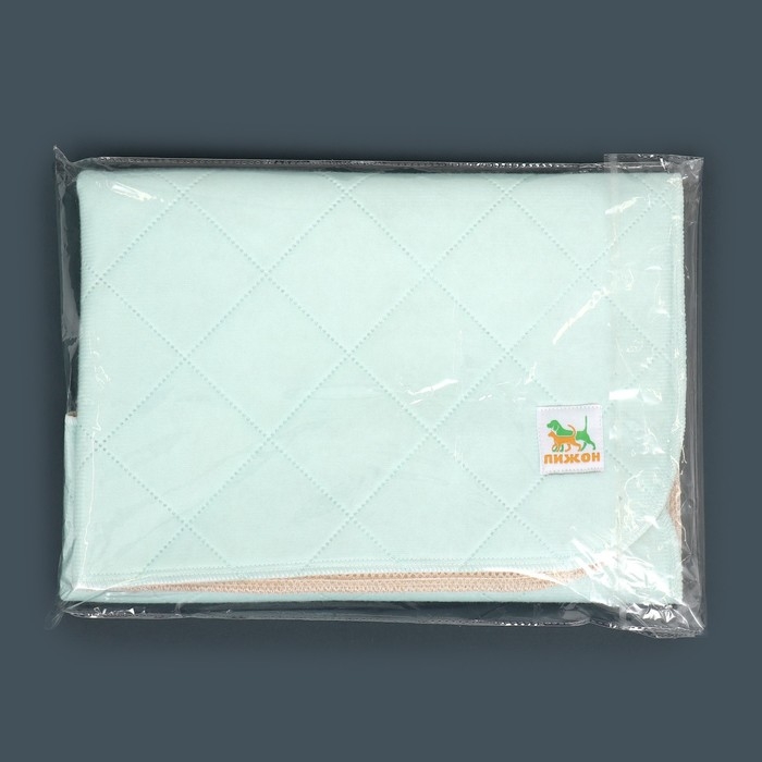 Пелёнка для животных многоразовая впитывающая, 70 х 60 см, мятная Пелёнка для животных многоразовая впитывающая, 70 х 60 см, мятная