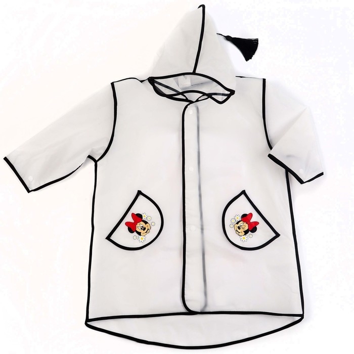 Дождевик детский, размер S, 92-98 см, Минни Маус Дождевик детский, размер S, 92-98 см, Минни Маус