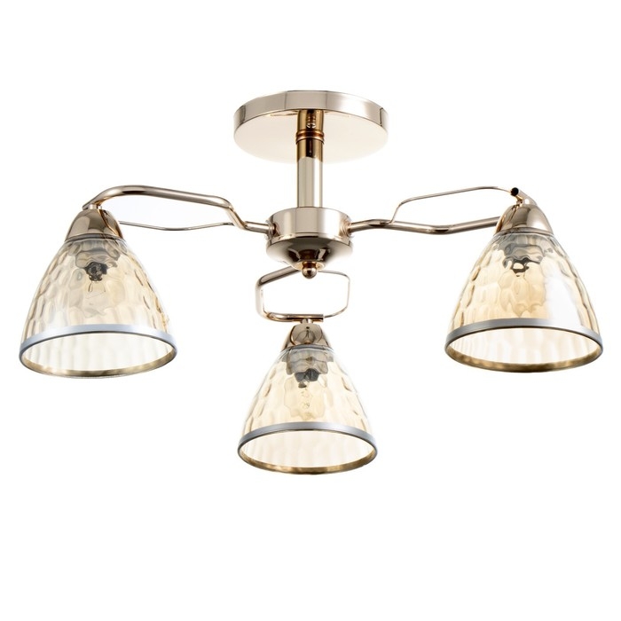 Люстра Люстра "Донна" 3хЕ27 40Вт золото 56х56х22 см BayerLux