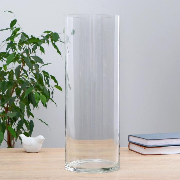 Ваза Ваза "Трубка-147" h-40см, d-14см, V=6,2л (толщина стекла 2мм)