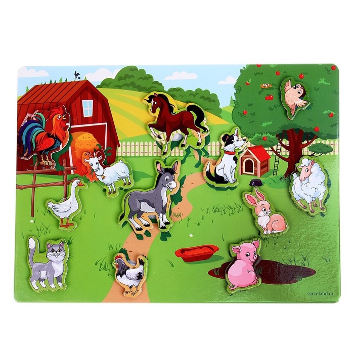 Игрушка на липучках «Домашние животные» Игрушка на липучках «Домашние животные»
