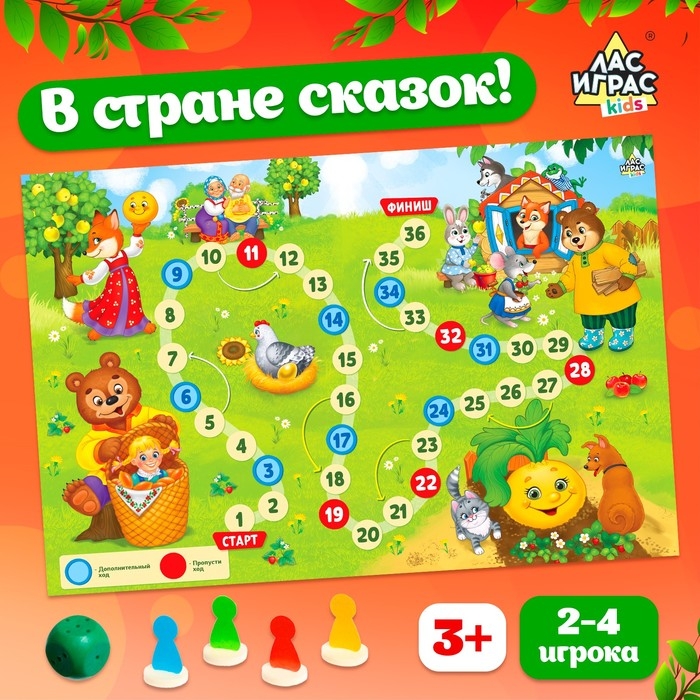 Игра-бродилка «В стране сказок» Игра-бродилка «В стране сказок»