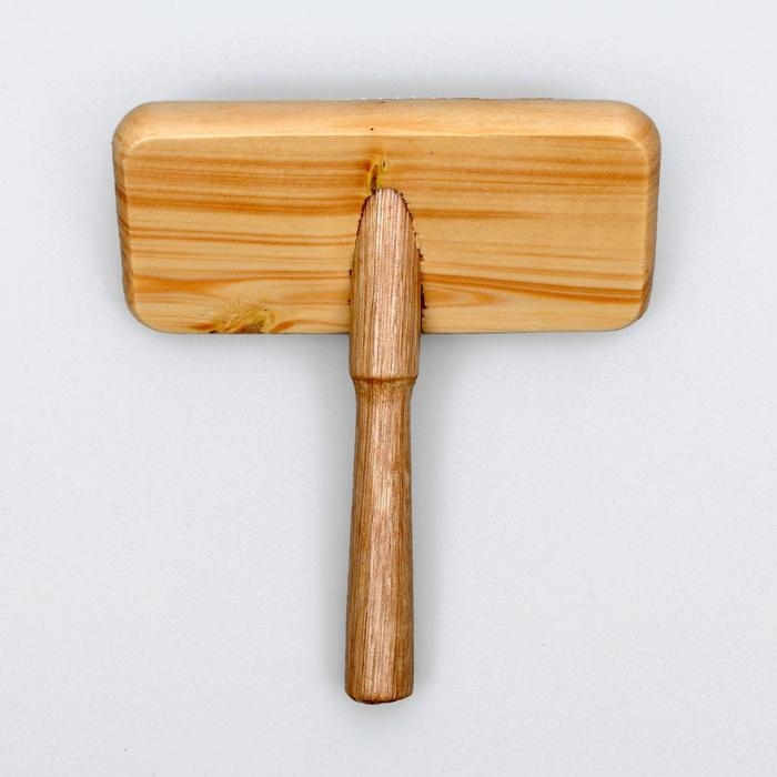 Пуходерка в деревянном корпусе, с каплями, 12,2 х 13,5 см Пуходерка в деревянном корпусе, с каплями, 12,2 х 13,5 см