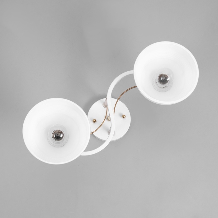 Люстра Люстра "Рина" 2хЕ27 40Вт бело-золотой 40х28 см