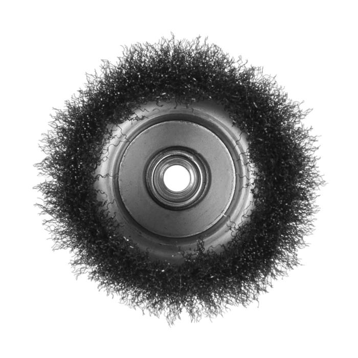 Щетка металлическая для УШМ ТУНДРА,  Щетка металлическая для УШМ ТУНДРА, "чашка", М14, 125 мм