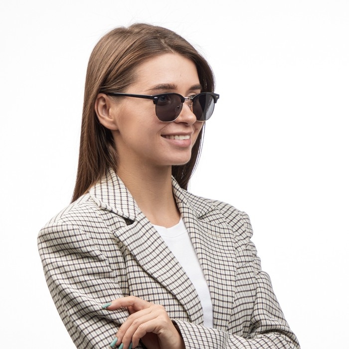 Очки солнцезащитные Очки солнцезащитные "OneSun", uv 400, дужка 14 см, ширина 14.3 см, линза 4.3 х 5 см