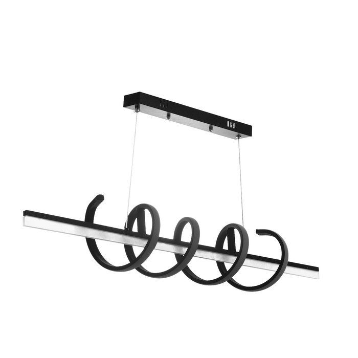 Светильник Светильник "Вихрь" LED 38Вт 6000К чёрный 100х18-110 см