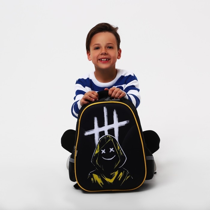 Рюкзак каркасный школьный Calligrata  Рюкзак каркасный школьный Calligrata "Загадочный", 39 х 30 х 14 см