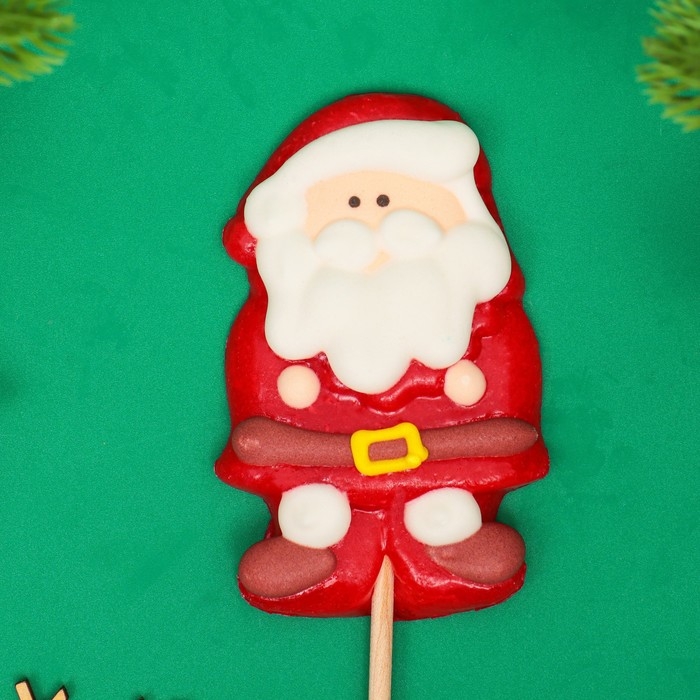 Новый год. Карамель леденцовая на палочке Новый год. Карамель леденцовая на палочке "Дед Мороз 3D", ассорти, 45 г