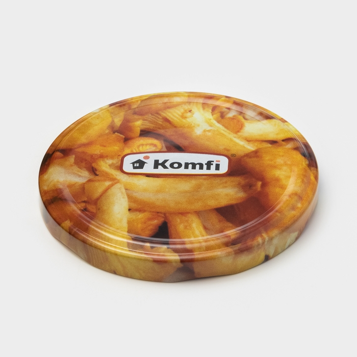 Набор крышек ТО-82 мм Komfi «Грибочки», металл, 20 шт Набор крышек ТО-82 мм Komfi «Грибочки», металл, 20 шт