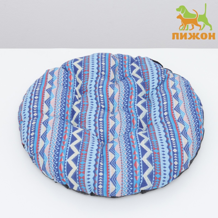 Лежак для животных  Лежак для животных "Скандинавия", 45 х 45 х 10 см, синий