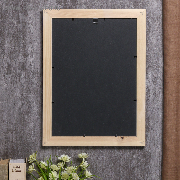 Фоторамка сосна с32 0033 25х35 см (пластиковый экран) Фоторамка сосна с32 0033 25х35 см (пластиковый экран)