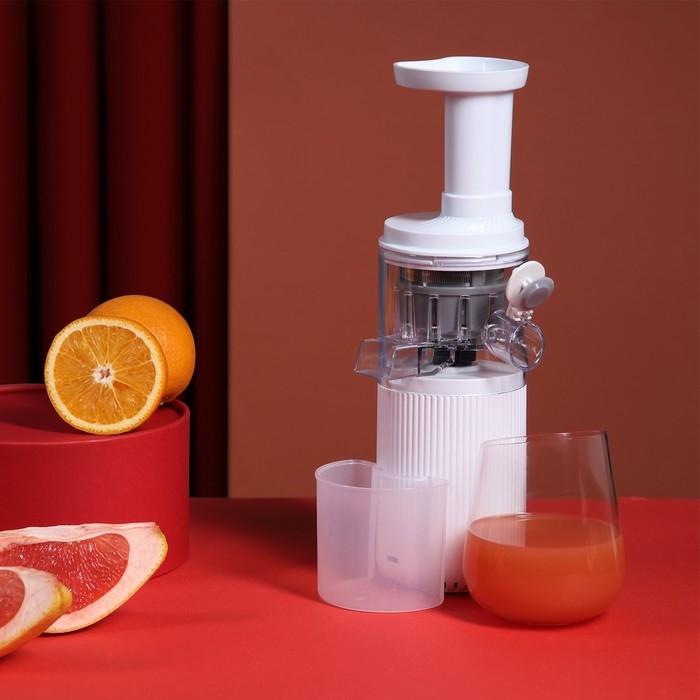 Портативная соковыжималка Windigo LJE-002, 60 Вт, от USB, 3000 мА/ч., белая