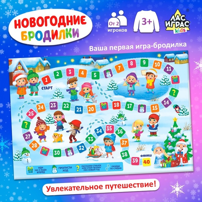 Настольная игра «Новогодние бродилки» Настольная игра «Новогодние бродилки»