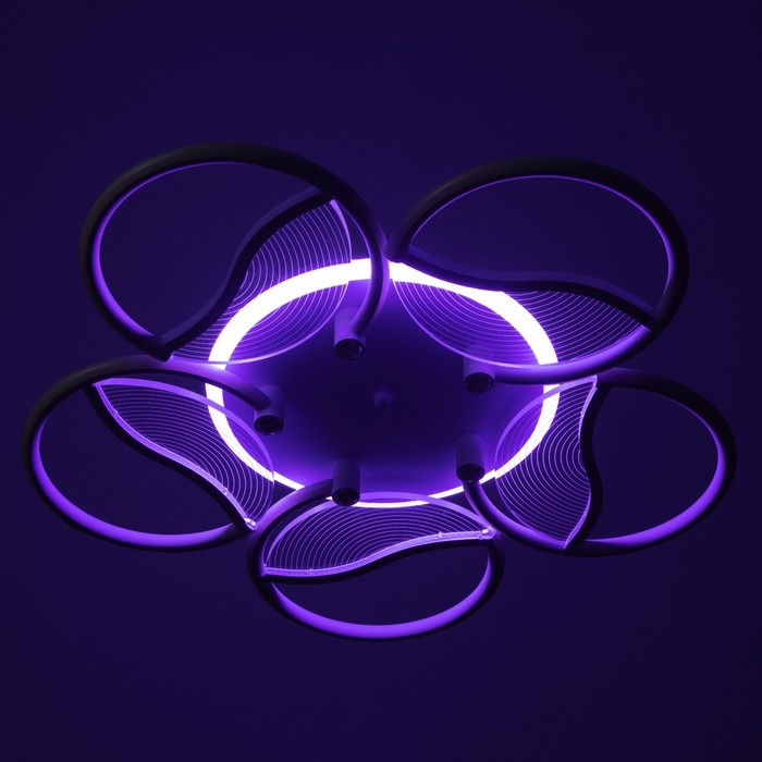 Люстра Люстра "Анита" 5хLED 90Вт 3000-6000К RGB белый 65х65х8см