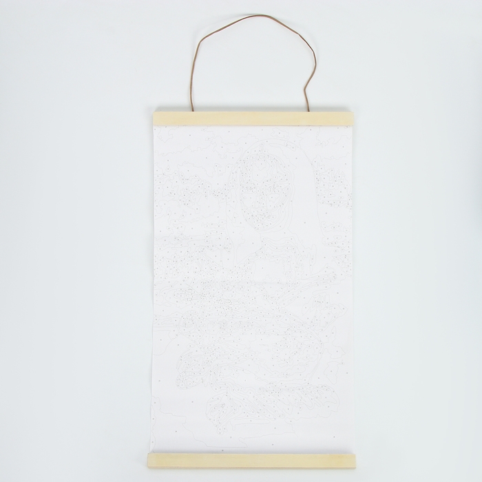 Картина по номерам панно «Кот на руках», 30 х 50 см