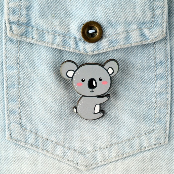 Значок в коробочке «Коала» 5 х 4 см