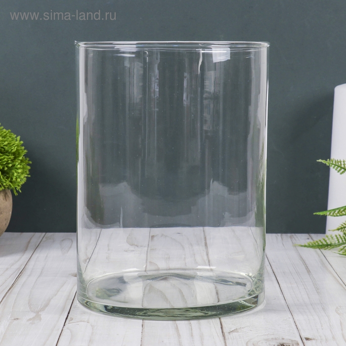 Ваза  Ваза "Трубка 146"  Падерборн средняя d=15см h=20см прозрачная