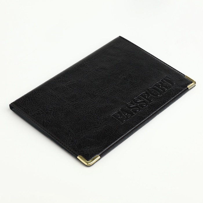 Обложка для паспорта, цвет чёрный Обложка для паспорта, цвет чёрный