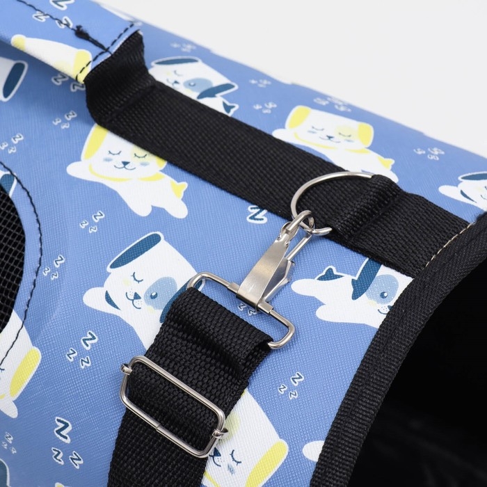 Сумка - переноска животных Сумка - переноска животных "Щенки", голубая, размер S, 37,5 х 17 х 22 см 9897528