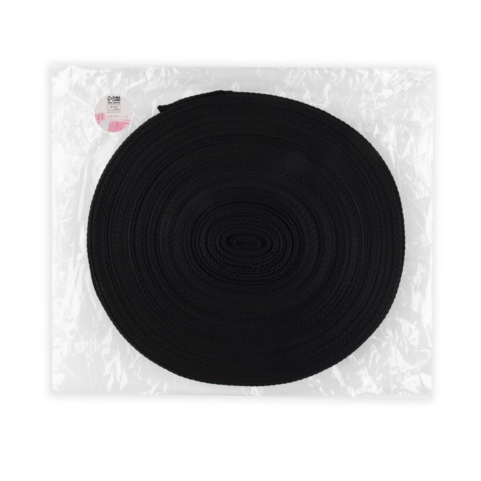 Стропа ременная, 30 мм, 50 ± 1 м, плотность 9,5 гр/м, цвет чёрный Стропа ременная, 30 мм, 50 ± 1 м, плотность 9,5 гр/м, цвет чёрный