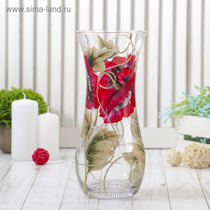 Ваза Ваза "Маки" 25,5 см