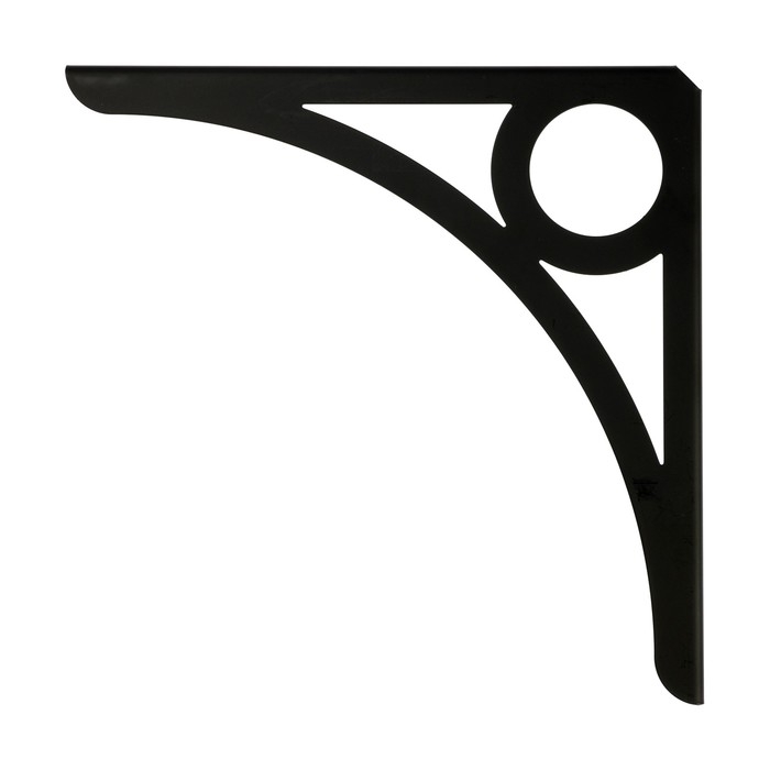 Кронштейн DECOR, 245х245, 2 шт, цвет черный Кронштейн DECOR, 245х245, 2 шт, цвет черный