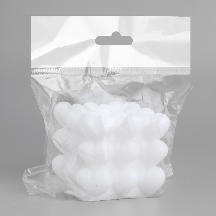 Свеча фигурная  Свеча фигурная "Бабл Сердце" 6 см, белая