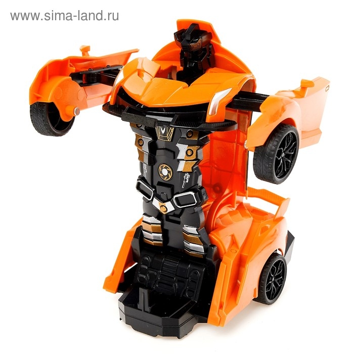 Робот инерционный «Автобот», трансформируется при столкновении, цвета МИКС