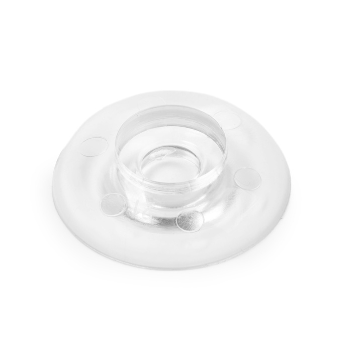 Термошайба ТУНДРА, кровельная, для поликарбоната, без колпачка, М22х6 мм, прозрачный, 25 шт