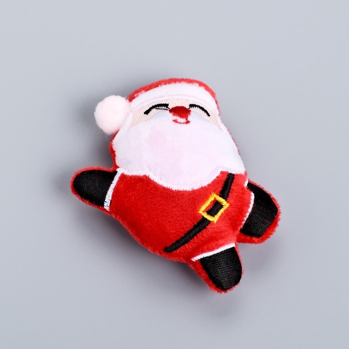 Новый год. Игрушка для кошек с кошачьей мятой  Новый год. Игрушка для кошек с кошачьей мятой "Веселый Дед", 8,5 см