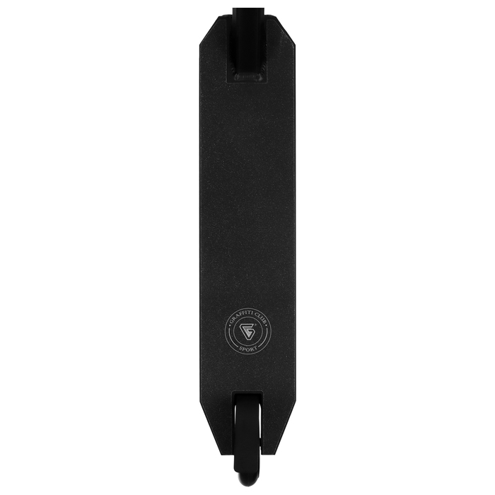 Самокат трюковой GRAFFITI Advanced 24, колёса PU 100 мм, SCS компрессия, ABEC 9 Chrome, цвет чёрный Самокат трюковой GRAFFITI Advanced 24, колёса PU 100 мм, SCS компрессия, ABEC 9 Chrome, цвет чёрный