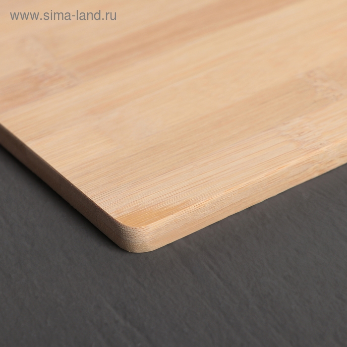 Доска разделочная Доляна «Марно», бамбук, 28×18 см Доска разделочная Доляна «Марно», бамбук, 28×18 см