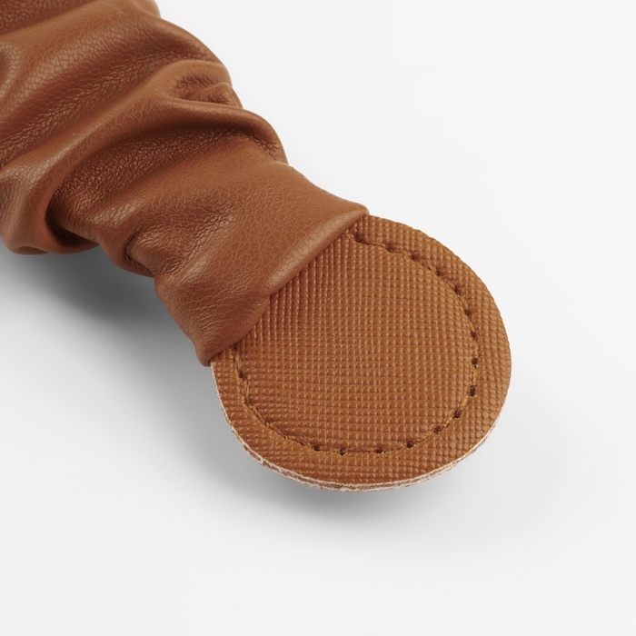 Ручка для сумки, пришивная, 18 × 3,5 см, цвет терракотовый Ручка для сумки, пришивная, 18 × 3,5 см, цвет терракотовый