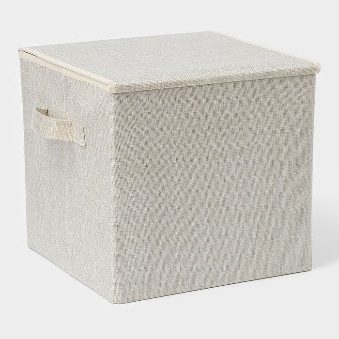 Короб стеллажный для хранения с крышкой «Весна», 29×29×28,5 см Короб стеллажный для хранения с крышкой «Весна», 29×29×28,5 см